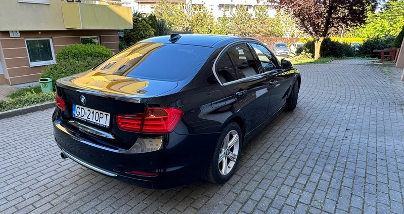 BMW Seria 3 cena 61900 przebieg: 210000, rok produkcji 2013 z Gdańsk małe 154